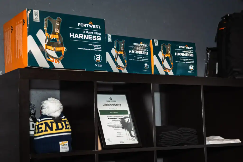 Skyddsutrustning och personligt skydd på i Gearon butik i Strängnäs
